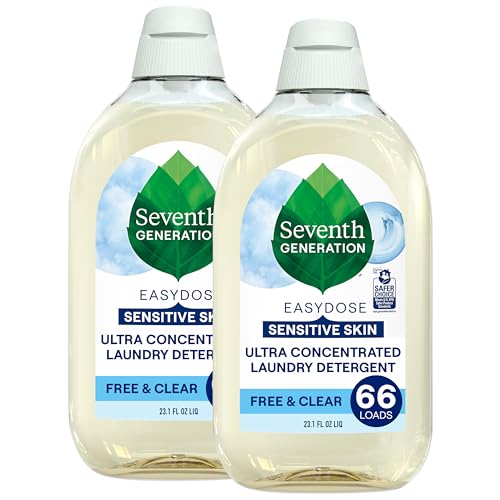 2 Pack Seventh Generation Ultra Concentrated Laundry Detergent 23.1oz