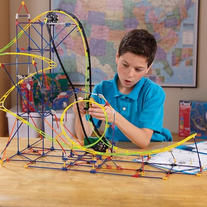 K'NEX Education ‒ STEM Explorations: Roller Coaster Building Set – 546 Pieces – Ages 8+ Construction Education Toy