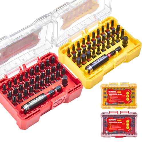 64 Piece Impact Screwdriver Bit Set with Holder