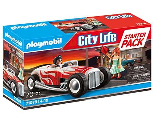 Playmobil Hot Rod Starter Pack Toy Car Set