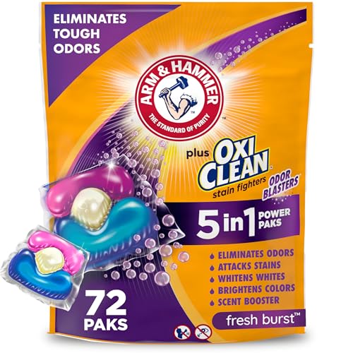 72 Count ARM & HAMMER OxiClean Odor Blaster Paks