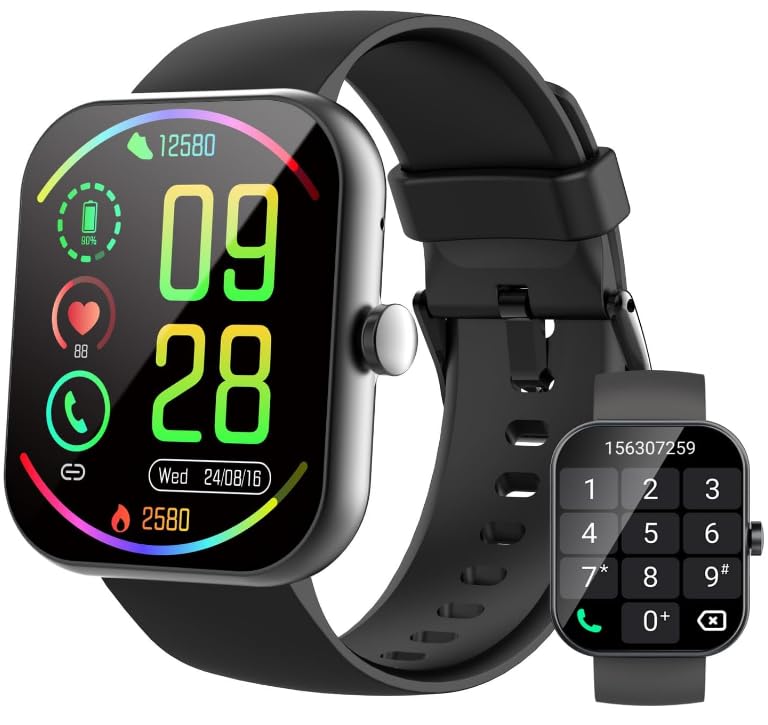 HD Smartwatch with Fitness Tracker & Calls