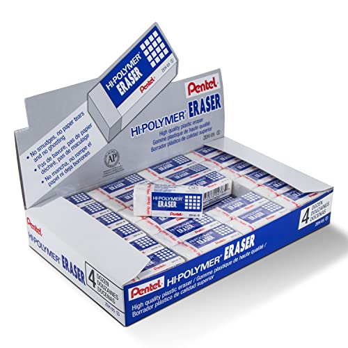 48 Pack Pentel Hi-Polymer Block Erasers Small
