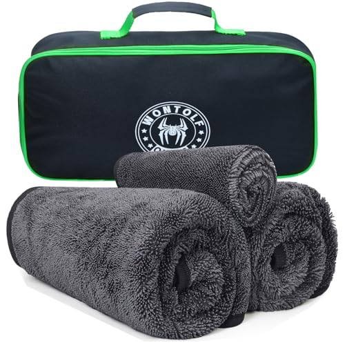 3 Pack Ultra Absorbent Microfiber Car Drying Towels
