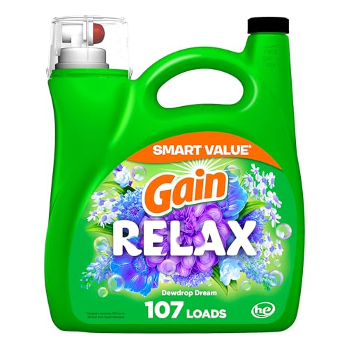 154 fl oz Gain Liquid Laundry Detergent, HE Compatible