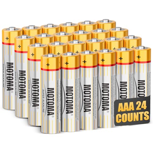 24 Pack AAA Alkaline Batteries 1.5V Long Lasting