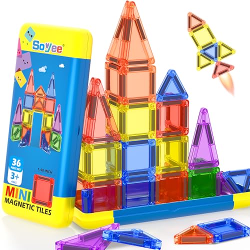 Magnetic Tiles Travel STEM Building Toys for Kids