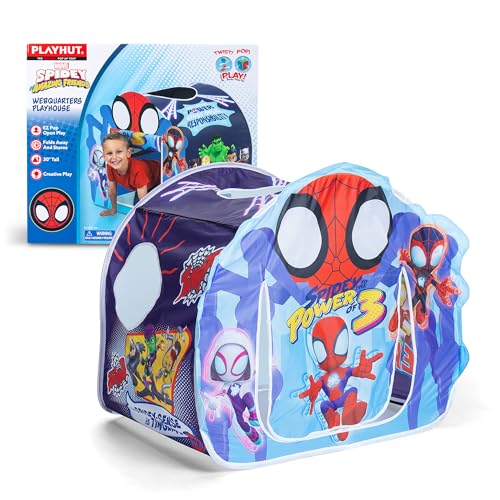 Playhut Spidey Webquarters Kids Playhouse Tent