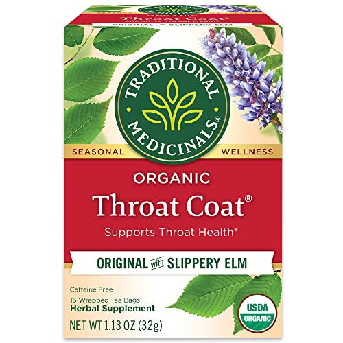 16 Count Traditional Medicinals Organic Throat Coat Tea
