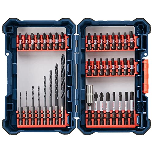 40 Piece Bosch Impact Drill and Drive Bit Set