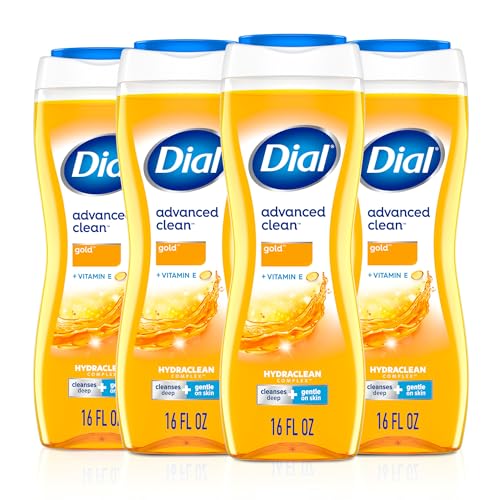 6 Pack Dial Advanced Clean Body Wash 16 fl oz