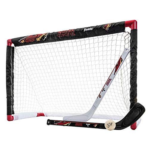 Franklin Sports NHL Mini Hockey Goal Set for Kids