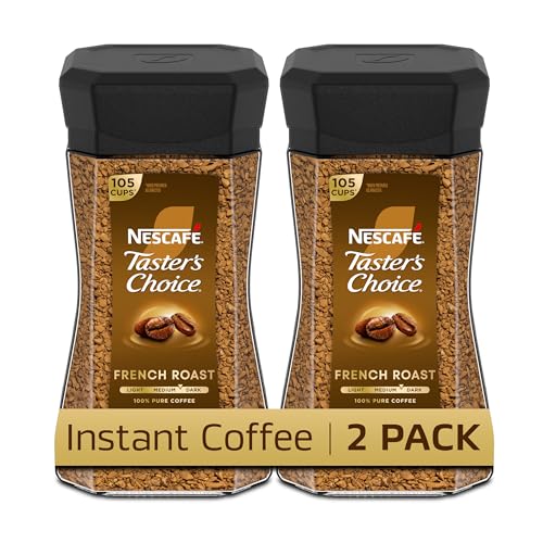 2 Pack Taster's Choice French Roast Instant Coffee Jars