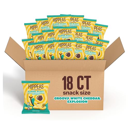 18 Pack HIPPEAS Vegan Chickpea Puff Snacks
