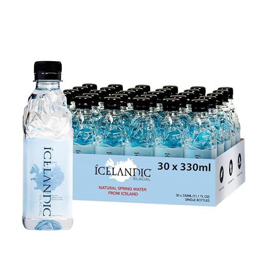 30 Count Icelandic Glacial Alkaline Spring Water Bottles