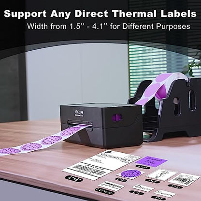 REKDOM Bluetooth Label Printer, 4x6” Shipping Label Printer, Wireless Thermal Label Printer Compatible with Phone,Tablet and Windows, Amazon,Ebay,USPS.
