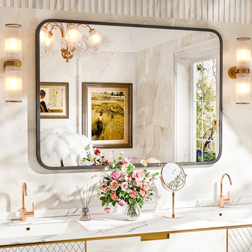 22"x30" Bathroom Wall Mirror, Modern Vanity Mirror