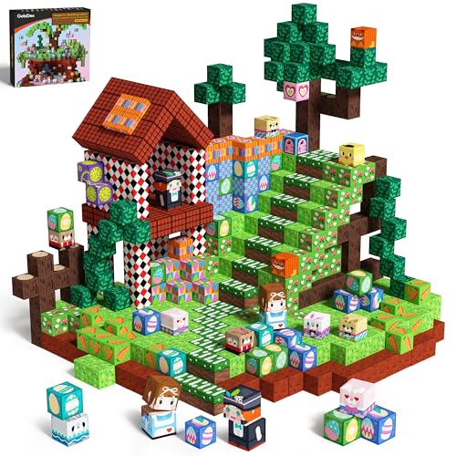 100 Pack Magnetic Building Blocks Toy Set for Kids