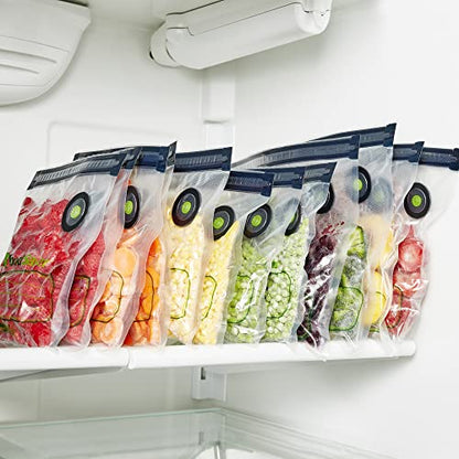 FoodSaver Reusable Vacuum Zipper Bags, 10 Count