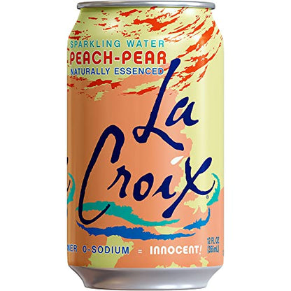 LaCroix Sparkling Water, Peach-Pear, 12 Fl Oz (pack of 8)