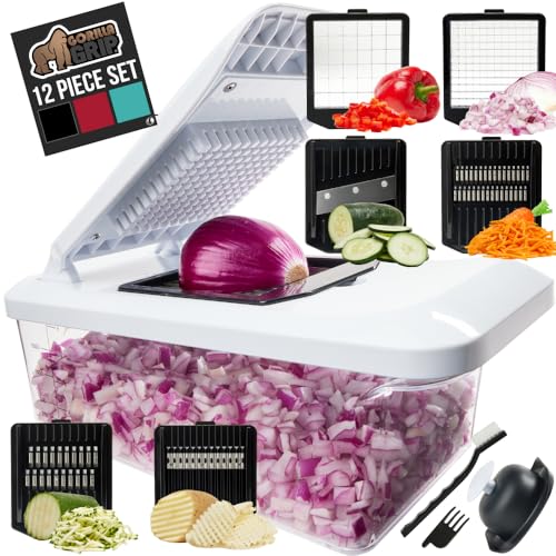 12-in-1 Vegetable Chopper by GORILLA GRIP