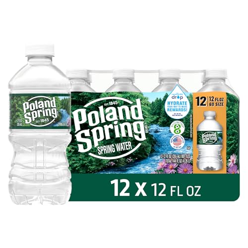 12 Pack Poland Spring 12 oz Bottled Water