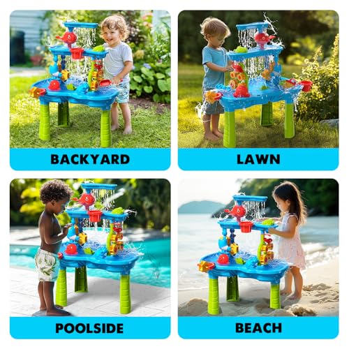 CozyBomB Water Table with Magnetic Fishing Game