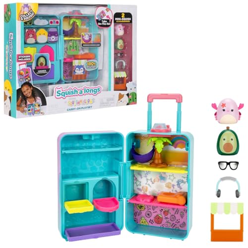 Squish-a-longs Mini Luggage Playset with Accessories
