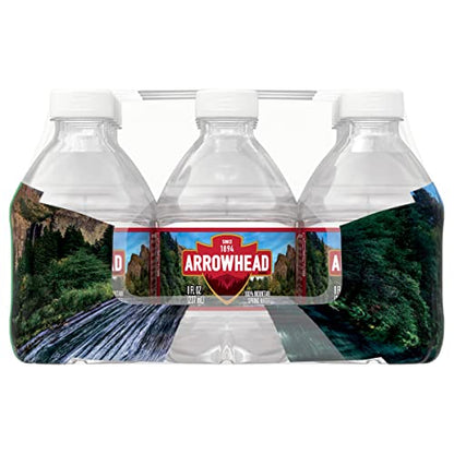 Arrowhead Spring Water Bottles, 12 Pack, 8 Fl Oz