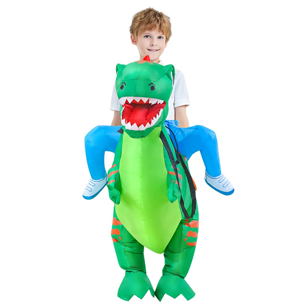KOOY Inflatable T-Rex Dinosaur Costume for Kids
