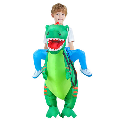 KOOY Inflatable T-Rex Dinosaur Costume for Kids