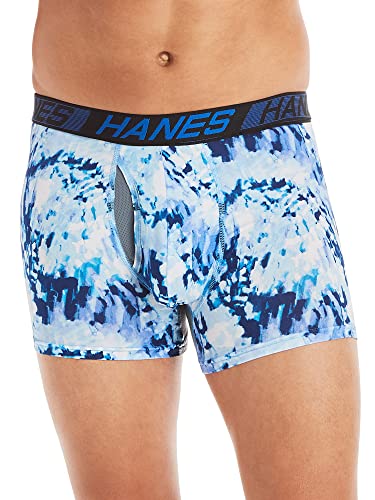 Hanes Men's Boxer Briefs Pack with Support Pouch