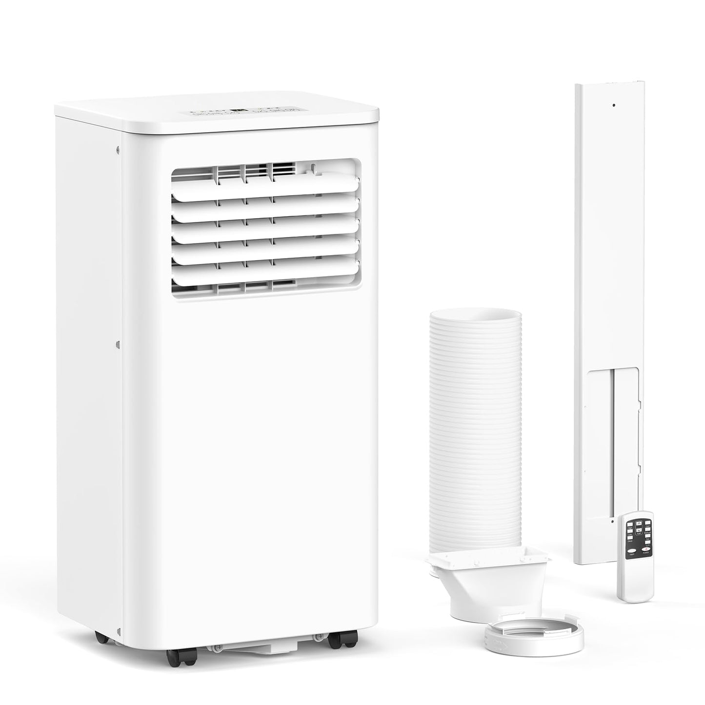 ZAFRO A5405-8K Portable Air Conditioners, 8,000 BTU+Drain Hose, White