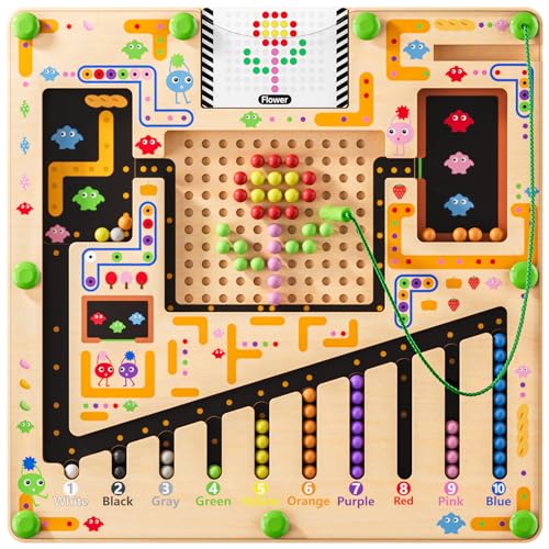 Montessori Number and Shape Puzzle Busy Board