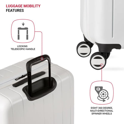 3-Piece SwissGear Expandable Spinner Luggage Set
