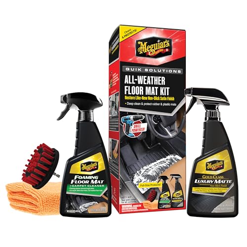 Meguiar's All-Weather Rubber Floor Mat Cleaning Kit