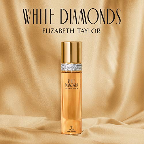 Elizabeth Taylor Women's Perfume, White Diamonds, Eau De Toilette EDT Spray, 3.3 fl oz