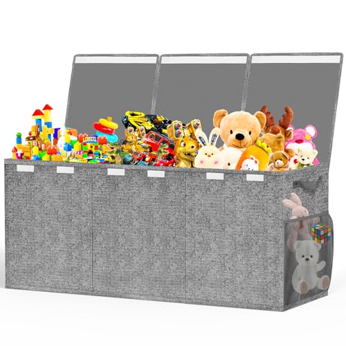 Extra Large Collapsible Toy Storage Box with Lid