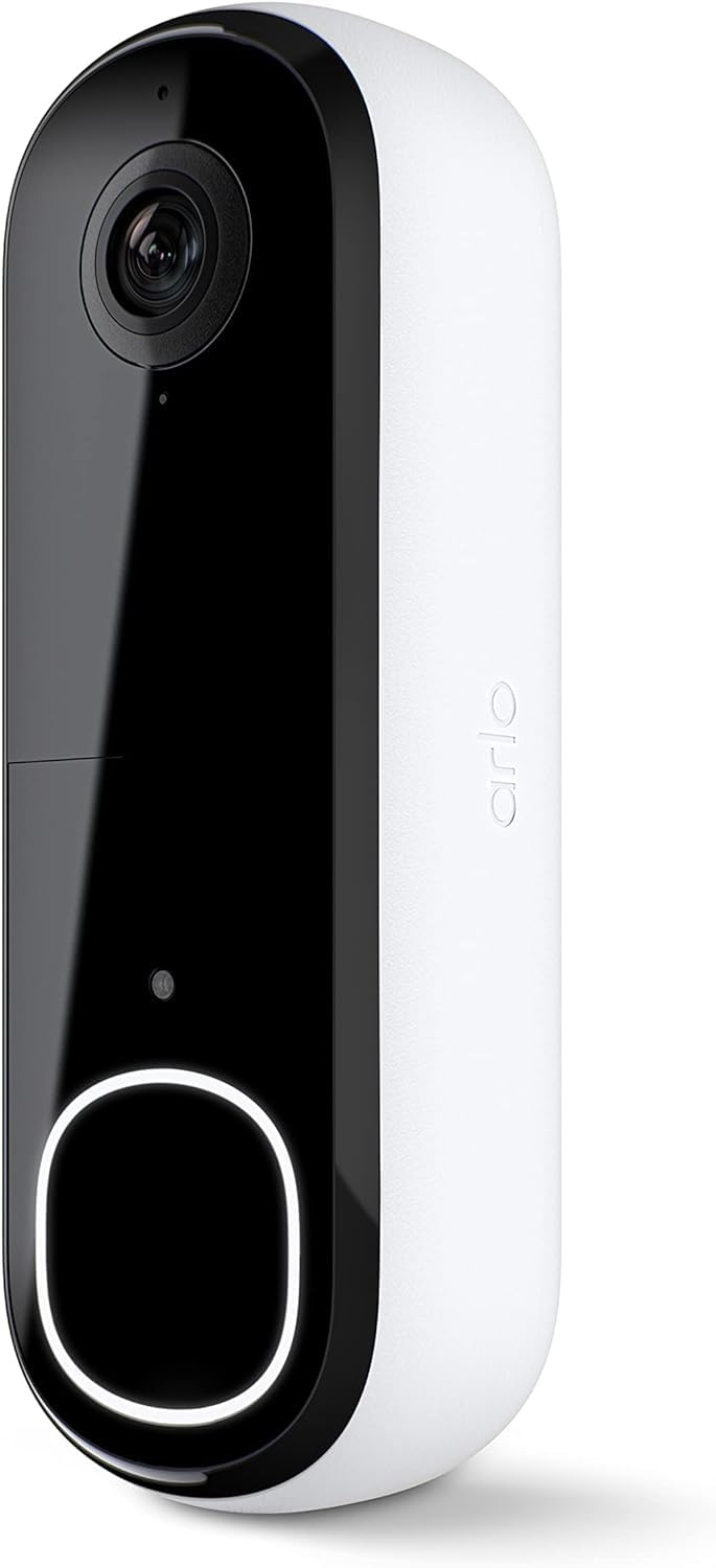 Arlo 2K Video Doorbell with Night Vision