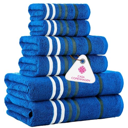 6 Piece Egyptian Cotton Towel Set 525 GSM