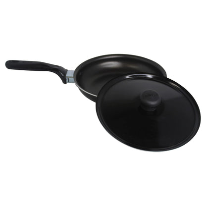 Imusa Casserole with Lid and Handle, STD, Black, Red or Blue (pack of 1)