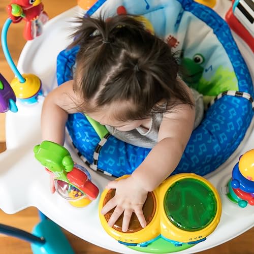 Baby Einstein Neighborhood Symphony Activity Jumper Infant Entertainer with Lights and Melodies, Age 6 months +, Max weight 25 lbs., Unisex