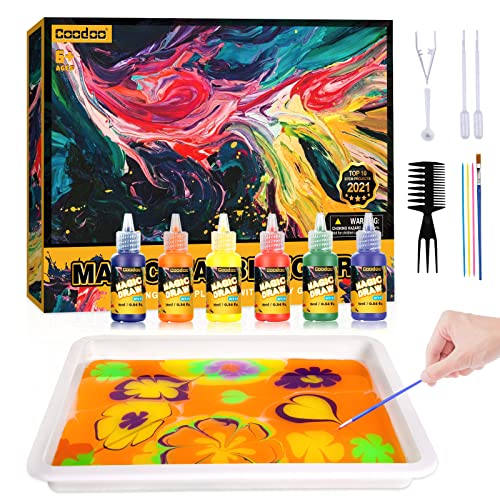Water Marbling Paint Kit for Kids Arts Crafts