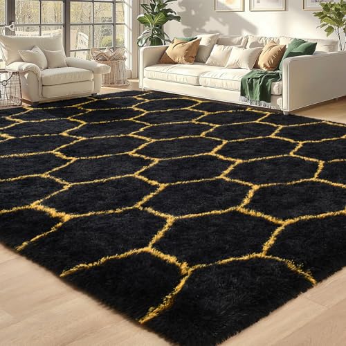 5x8 Shaggy Machine Washable Area Rug