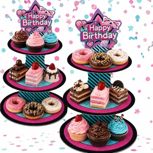 2 Pack Cupcake Stand Holders for Birthday Parties