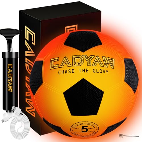 Rechargeable Glow in the Dark Size 5 Soccer Ball