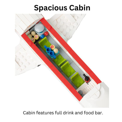 Airplane Building Block Set for Kids & Adults
