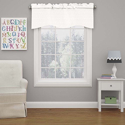 Eclipse Kendall Scalloped Rod Pocket Window Valance