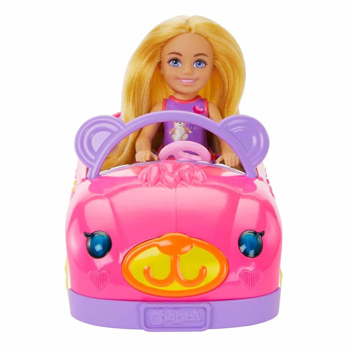 Barbie Chelsea Convertible Car Set with Teddy Bear