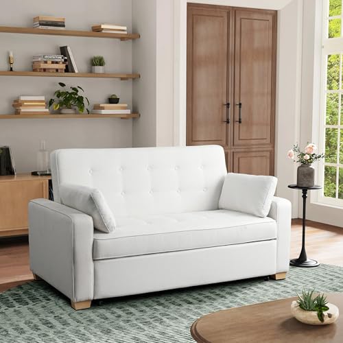 Serta Convertible Loveseat Sleeper Sofa Queen Bed